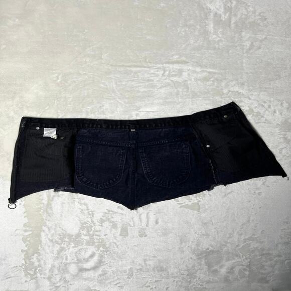 Carmar Los Angeles Denim Mini Skirt Women's XS Retro Daisy Duke Short 90's Inspo - Picture 7 of 10